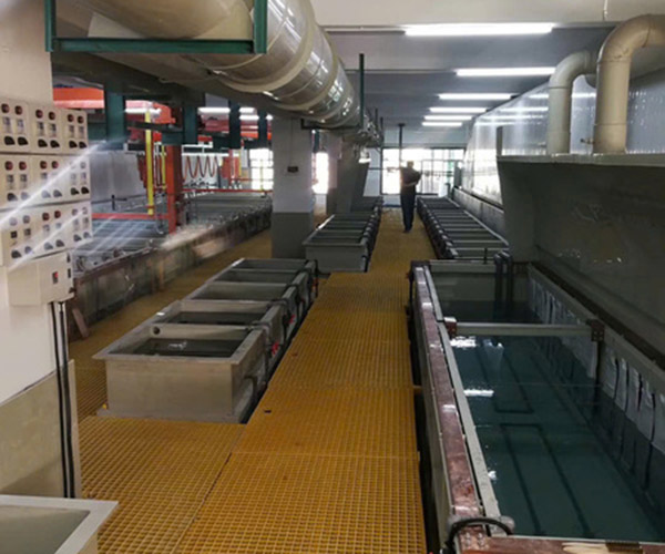Automatic and manual production line for aluminum oxide